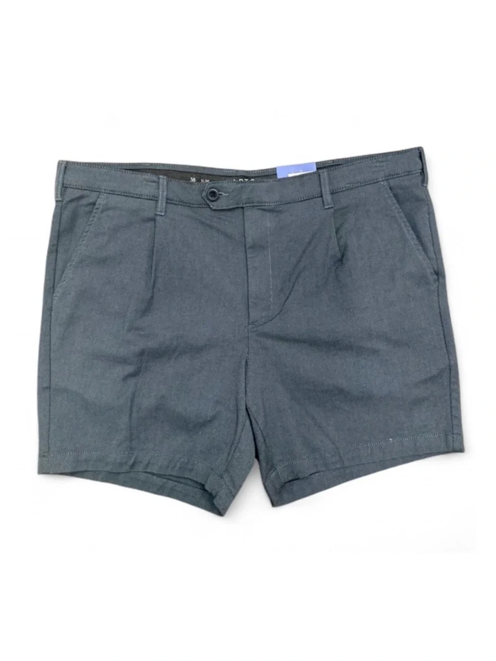 Apt. 9 Navy Pleated-Front 7” Inseam Men’s Performance Shorts Sz. Waist 38” (NWT)